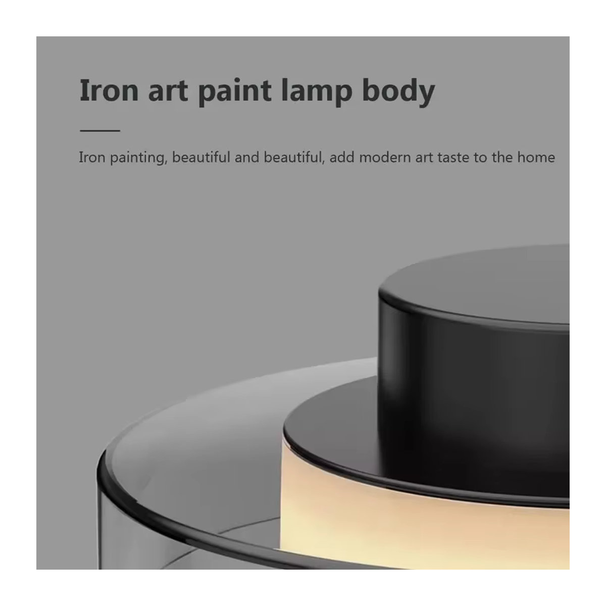 JIANKEXING Moderne Pendelleuchte aus Acryl mit LED in Schwarz - Bild 3