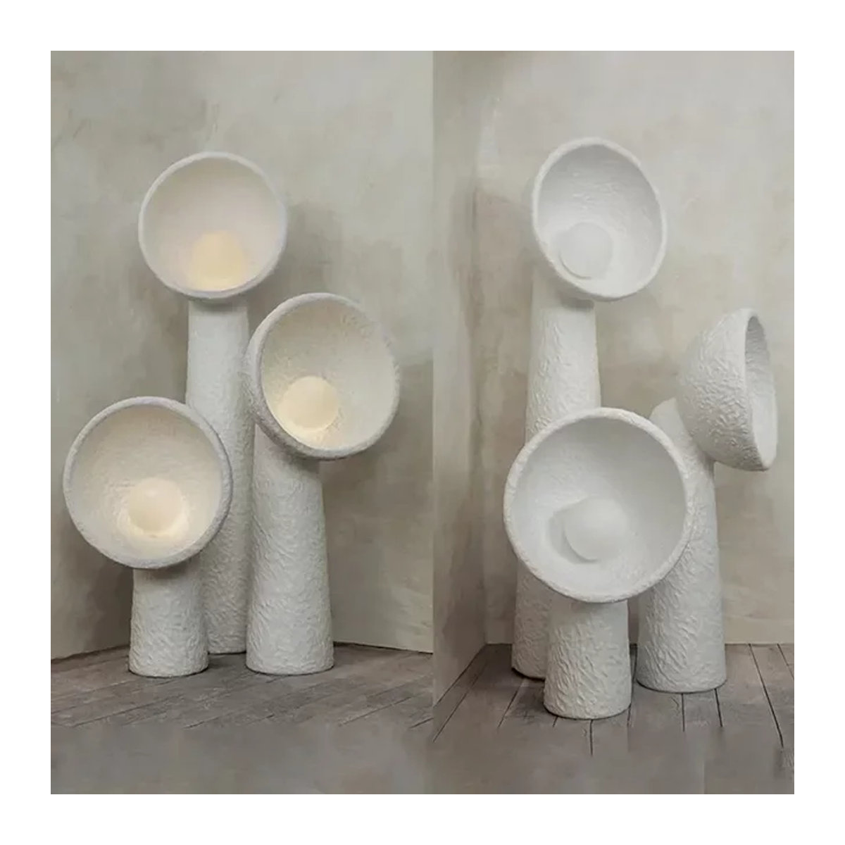 JIANKEXING Retro Bodenlampe und Schreibtischlampe aus Harz im minimalistischen Design für Wohnzimmer und Schlafzimmer - Bild 1