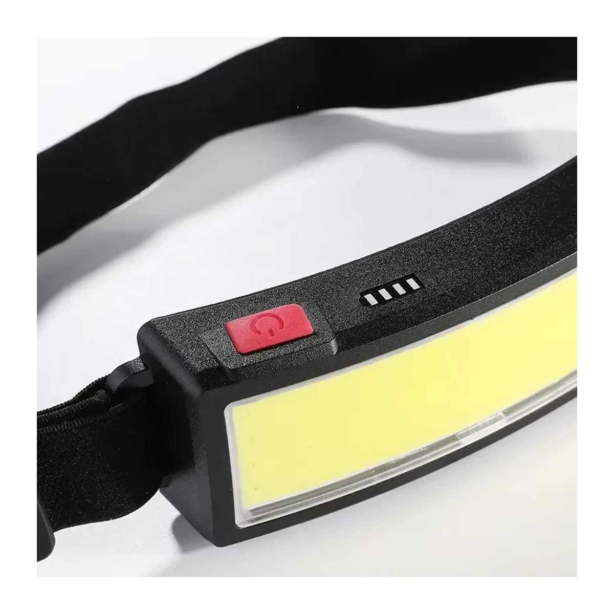 JIASHUAIXIN COB LED Scheinwerfer Kopf-Taschenlampe mit USB-C wiederaufladbarem Akku, wasserdichte Camping-Leuchte für Outdoor und Angeln - Bild 4