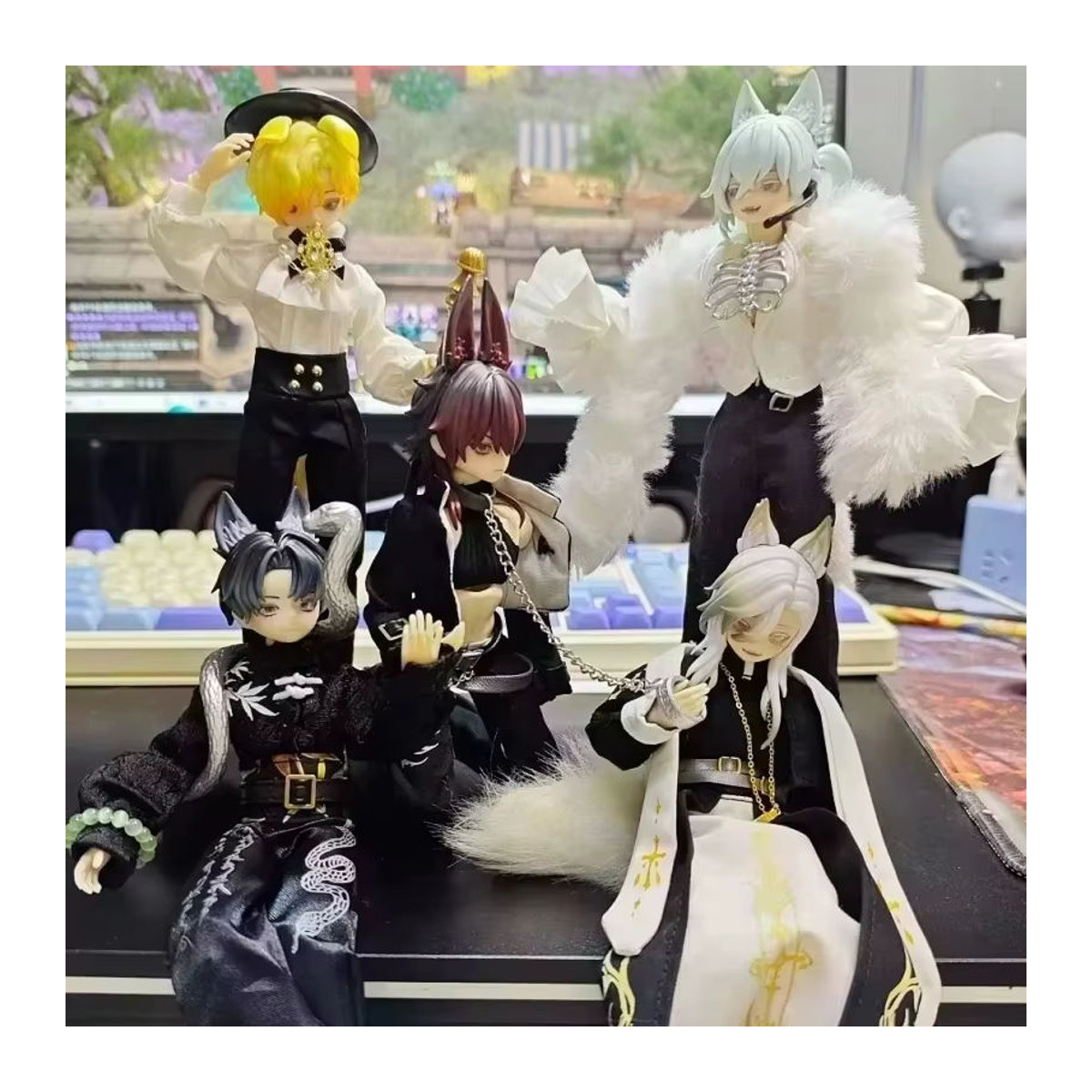 Jidongshunxi Sizilien Vergangenheit Die Geschichte Serie MJD Blind Box Anime Figur Modell mit beweglichen Gelenken, mehrfarbig, Höhe: 17 cm - Bild 1