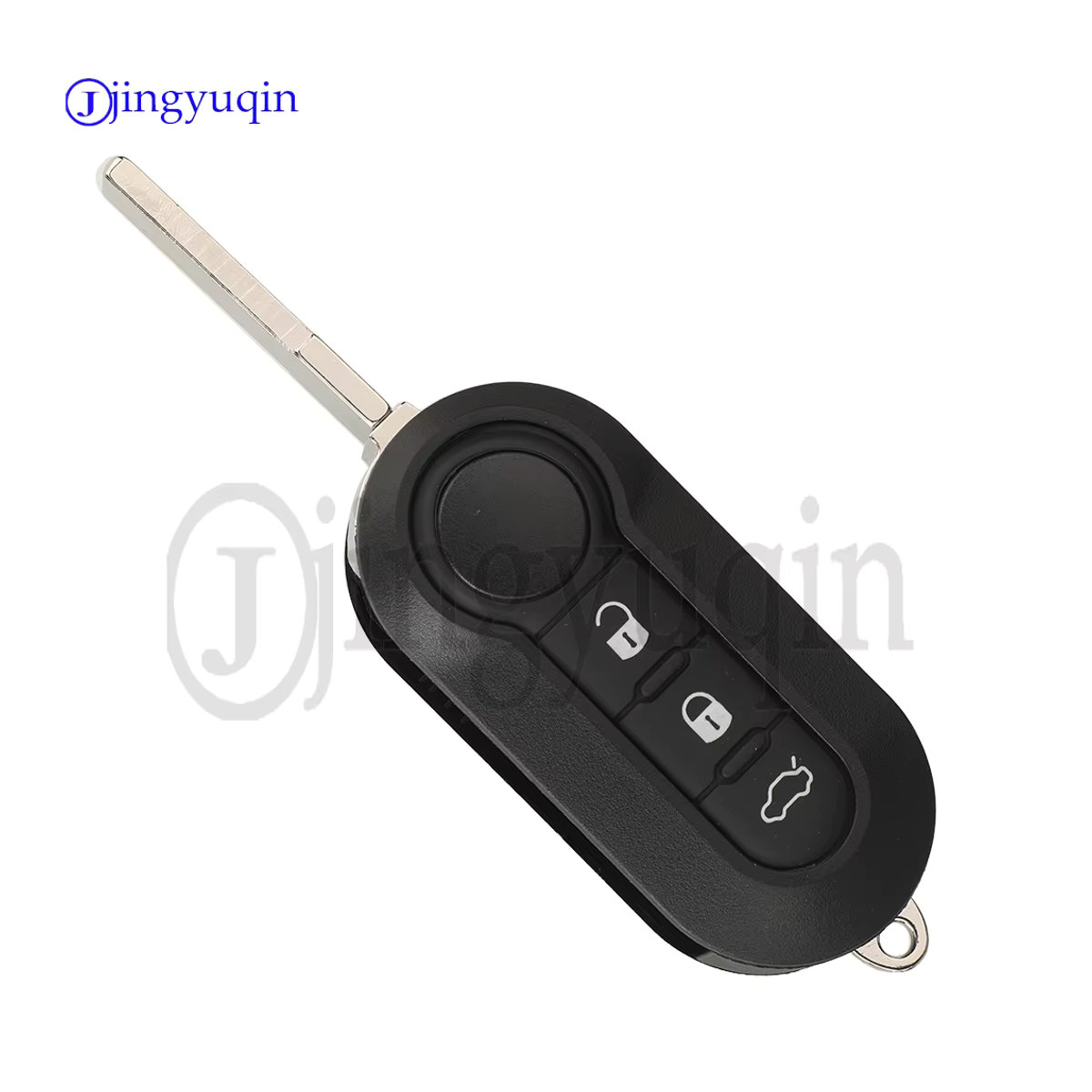 Jingyuqin A2C 86460000 Auto-Fernbedienungsschlüssel 433 MHz 4A Chip für Fiat Mobi Uno Fiorino E Mais Strada Citroen Peugeot in Schwarz - Bild 3