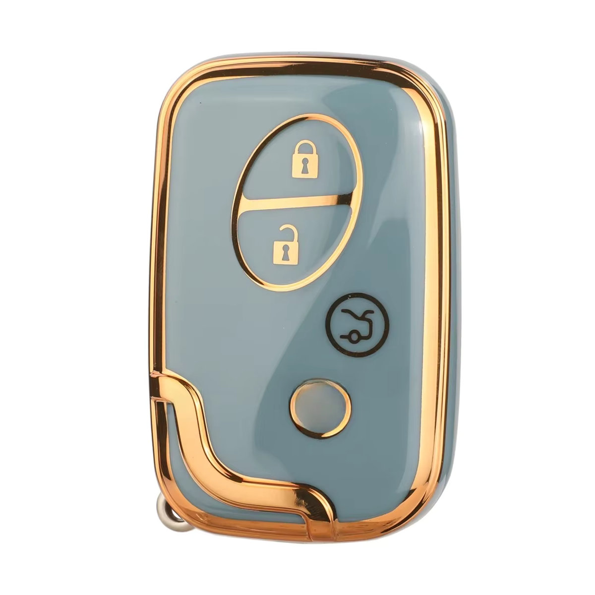 Jingyuqin Weiche TPU Schlüsselhülle für Lexus ES350 GS300 GS350 GS430 GS450h GS460 HS250 IS250 IS350 ISC LS460 LS600h in Grau und Blau - Bild 4