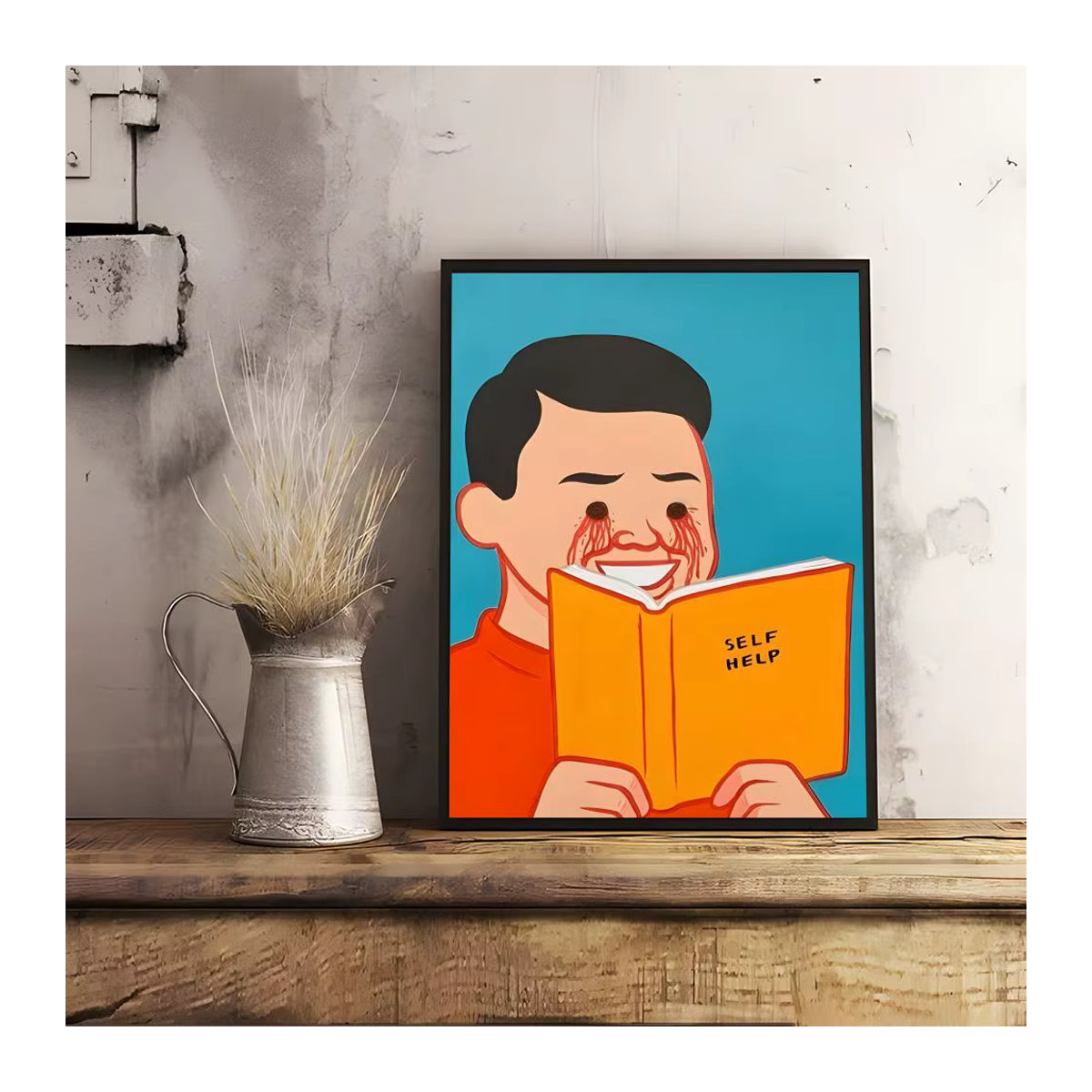 Joan Cornella Classic Art Design Poster Mehrfarbig Schwarz als dekorative Wandkunst aus Papier im Hochformat - Bild 4
