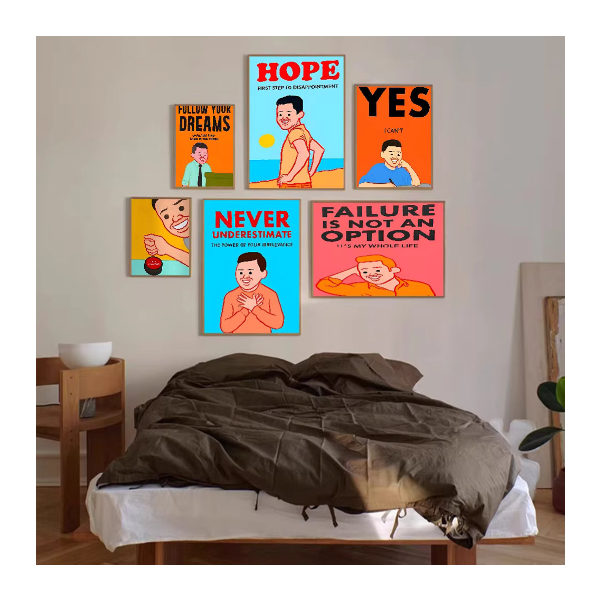 Joan Cornella Klassische Filmplakate Wasserfester Papier Aufkleber Mehrfarbig für Kaffeehaus und Bar Dekor - Bild 2