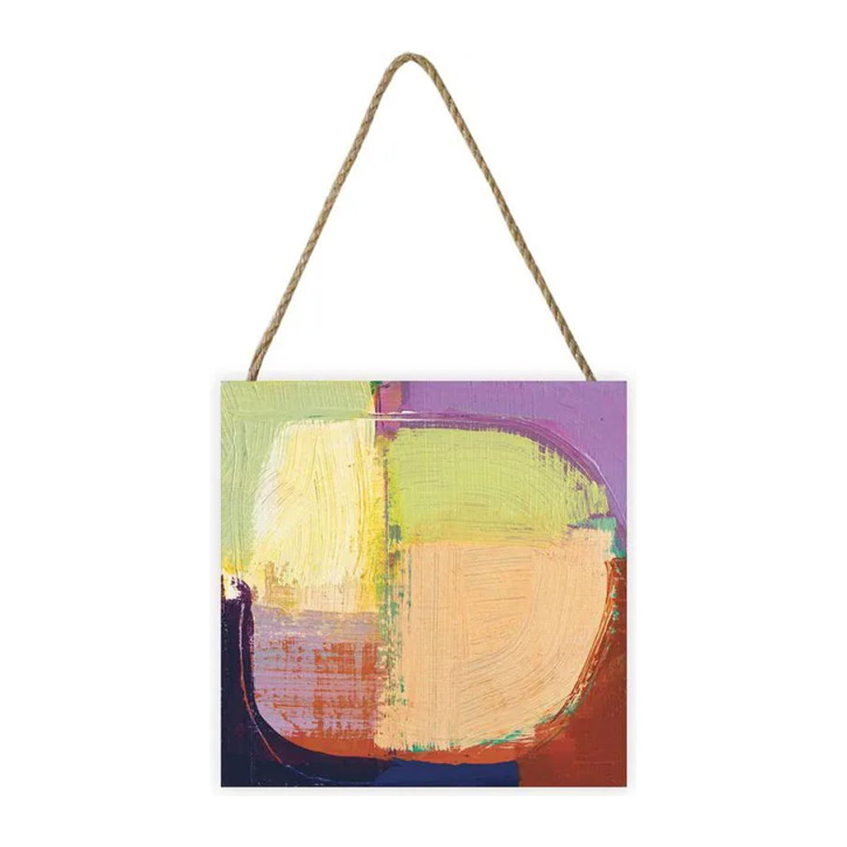 Joanne Last Abstract 14 Holzblock Dekoration mehrfarbig B/T/H: 20 x 20 x 20 cm - Bild 1