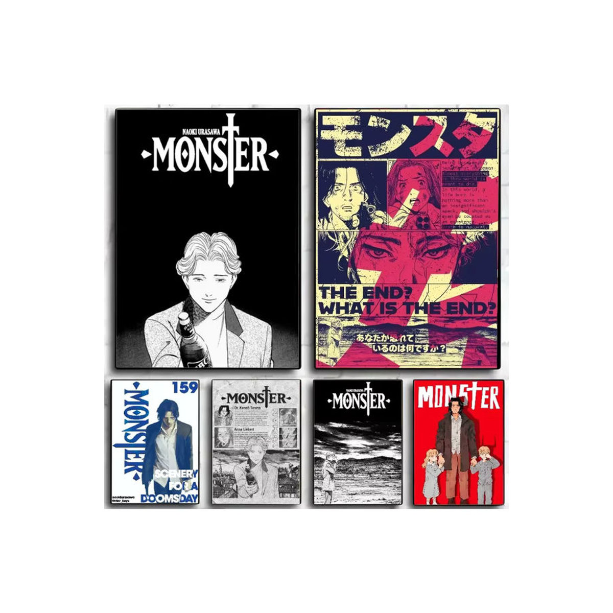 Johan Liebert Monster Anime Poster Mehrfarbiges Wandbild aus Papier für deine Raumdekoration - Bild 7
