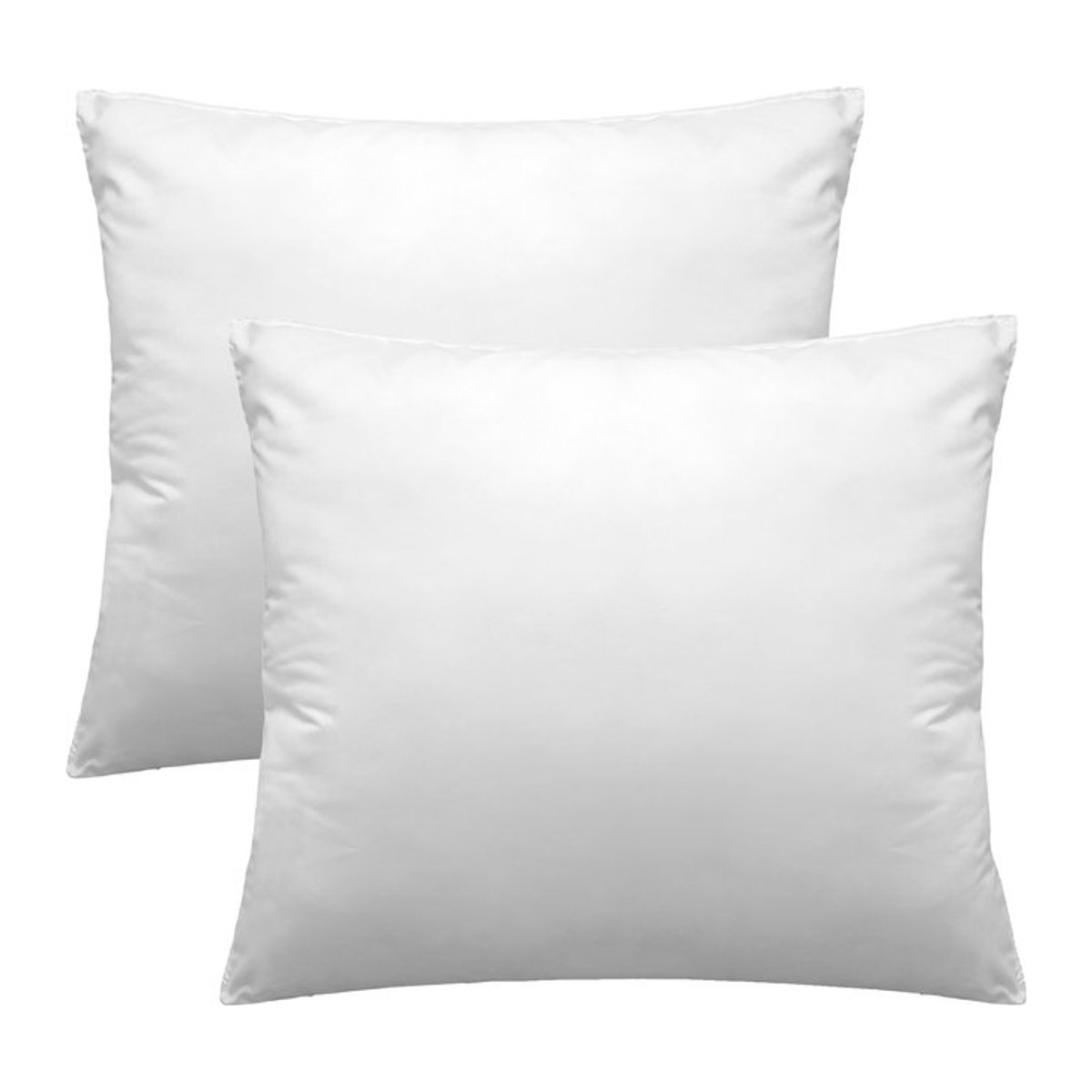 JOHN COTTON Kissen Doppelpack Super Soft aus Microfaser in Weiß, B/B: 80 x 80 cm - Bild 1