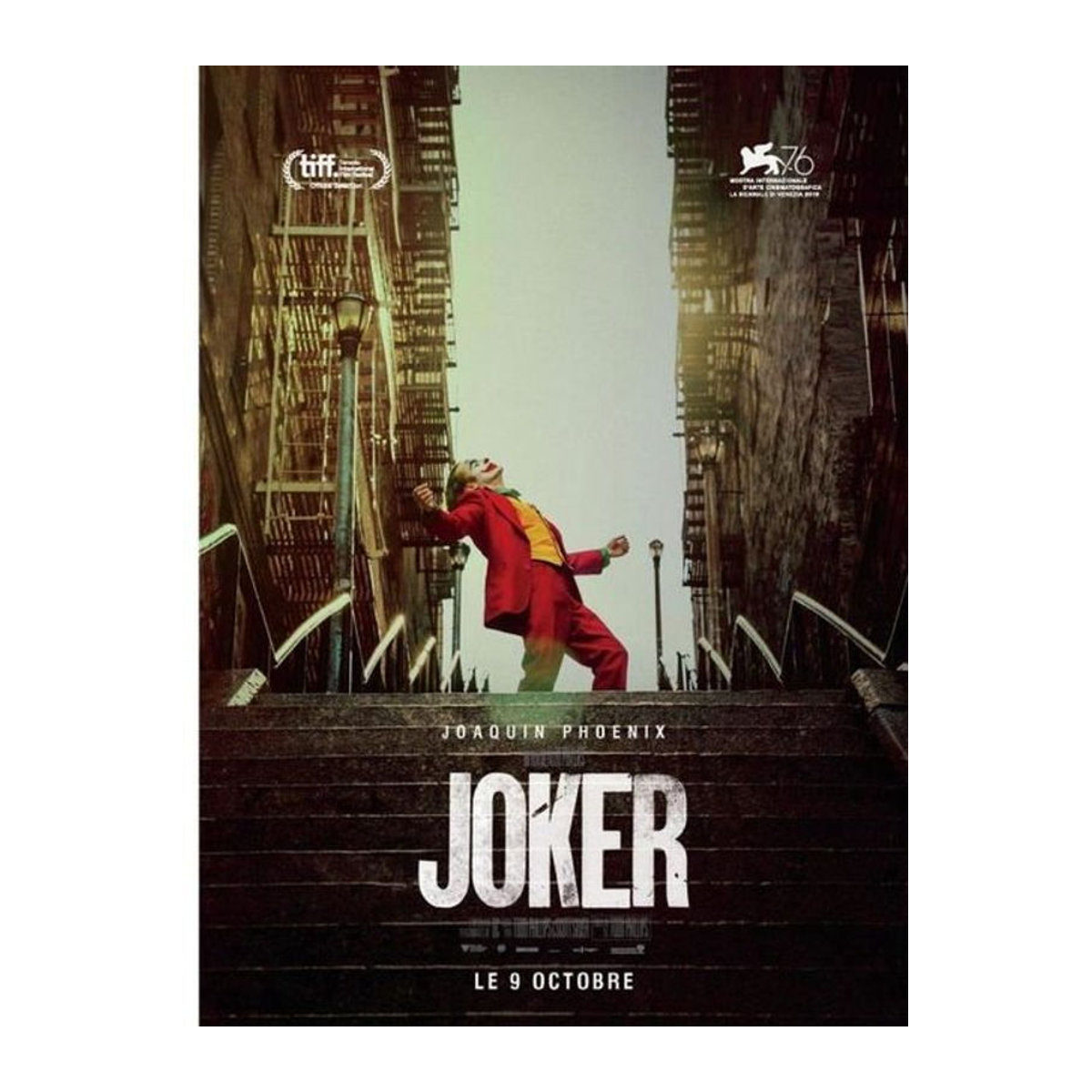 Joker Filmplakat Original Papier in Rot und Mehrfarbig, Querformat, Breite: 53 cm, Höhe: 40 cm - Bild 1