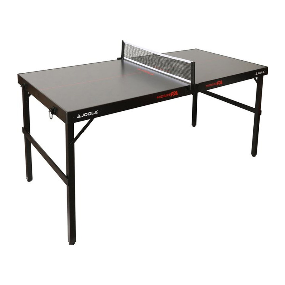 JOOLA Indoor Tischtennisplatte Midsize FA klappbarer Tischtennistisch inkl. Netz in Grau und Schwarz B/T/H: 152 x 76 x 71,5 cm - Bild 2