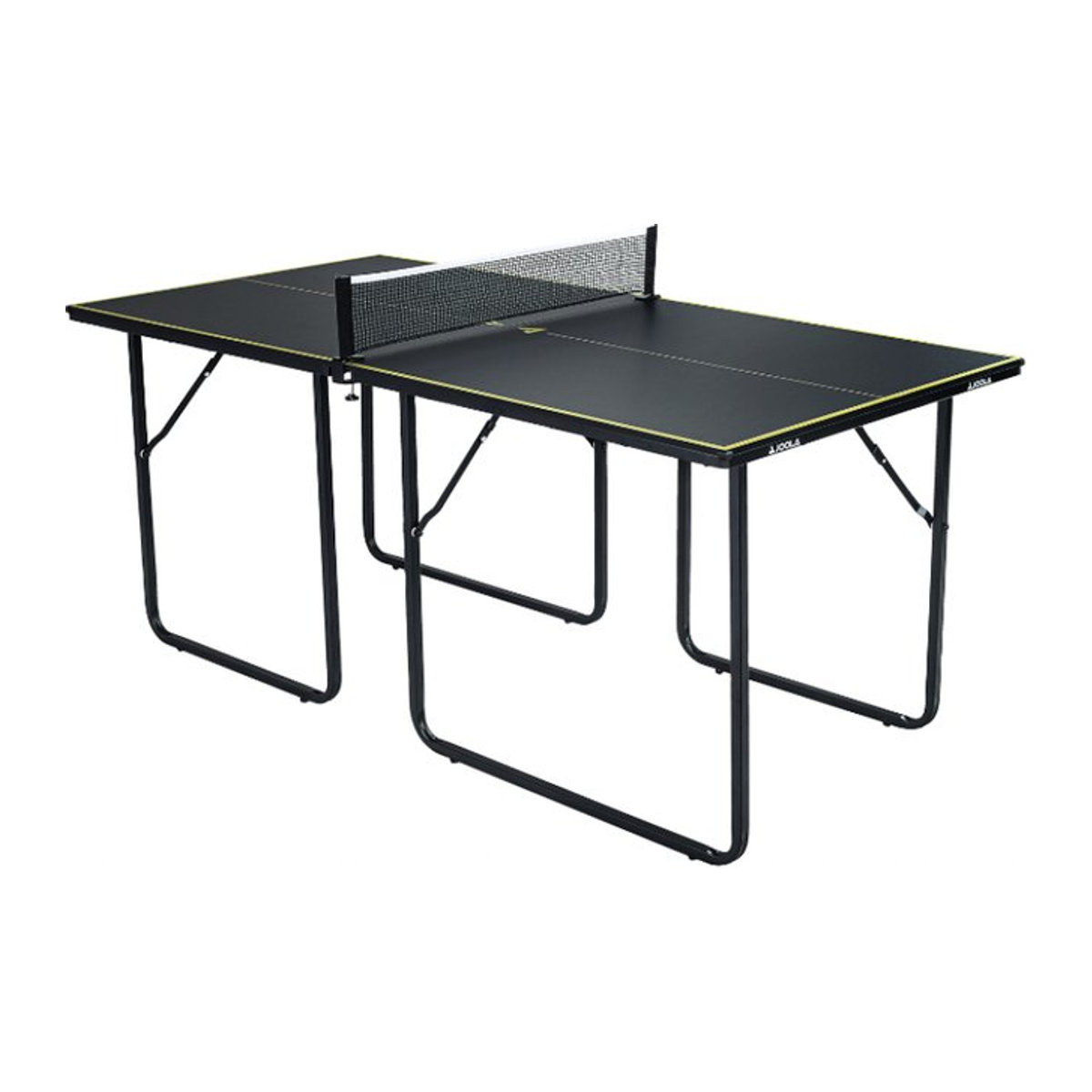 JOOLA Indoor Tischtennisplatte Midsize klappbar in Grau mit Tischtennisnetz, B/T/H: 168 x 84 x 76 cm - Bild 3