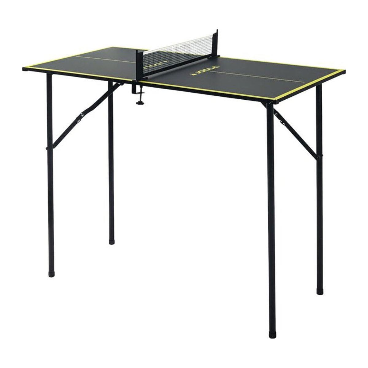 JOOLA Tischtennisplatte MINI inklusive Tischtennisnetz, klappbar, Anthrazit, B/T/H: 90 x 45 x 76 cm - Bild 1