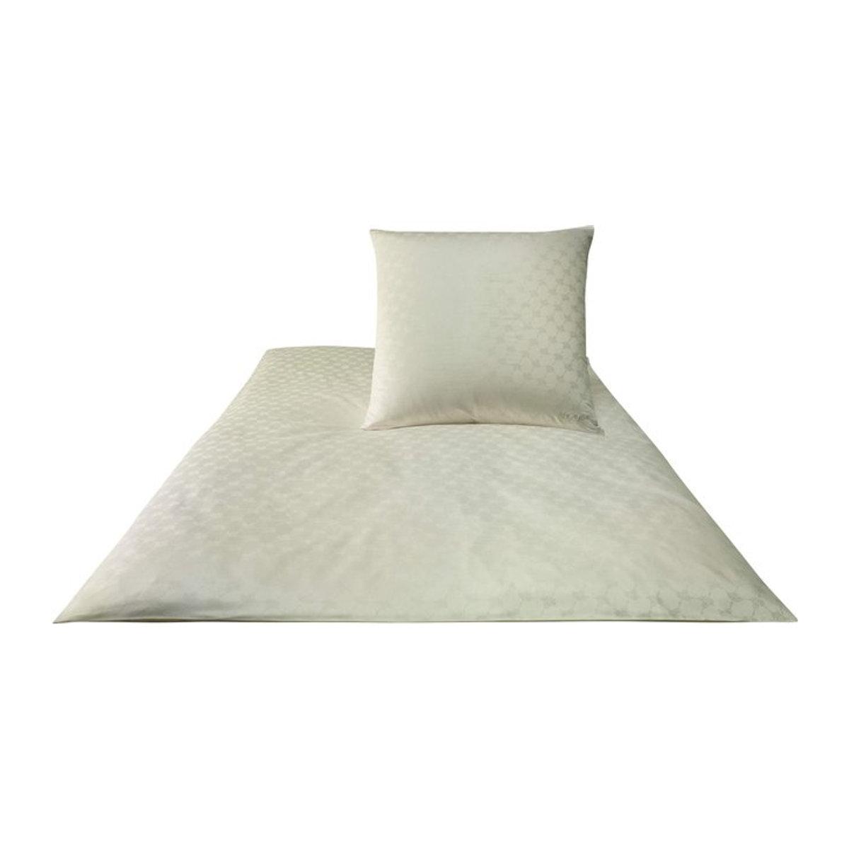 JOOP! Bettwäsche aus Satin mit Reißverschluss in Beige, Braun oder Weiß - Bild 1