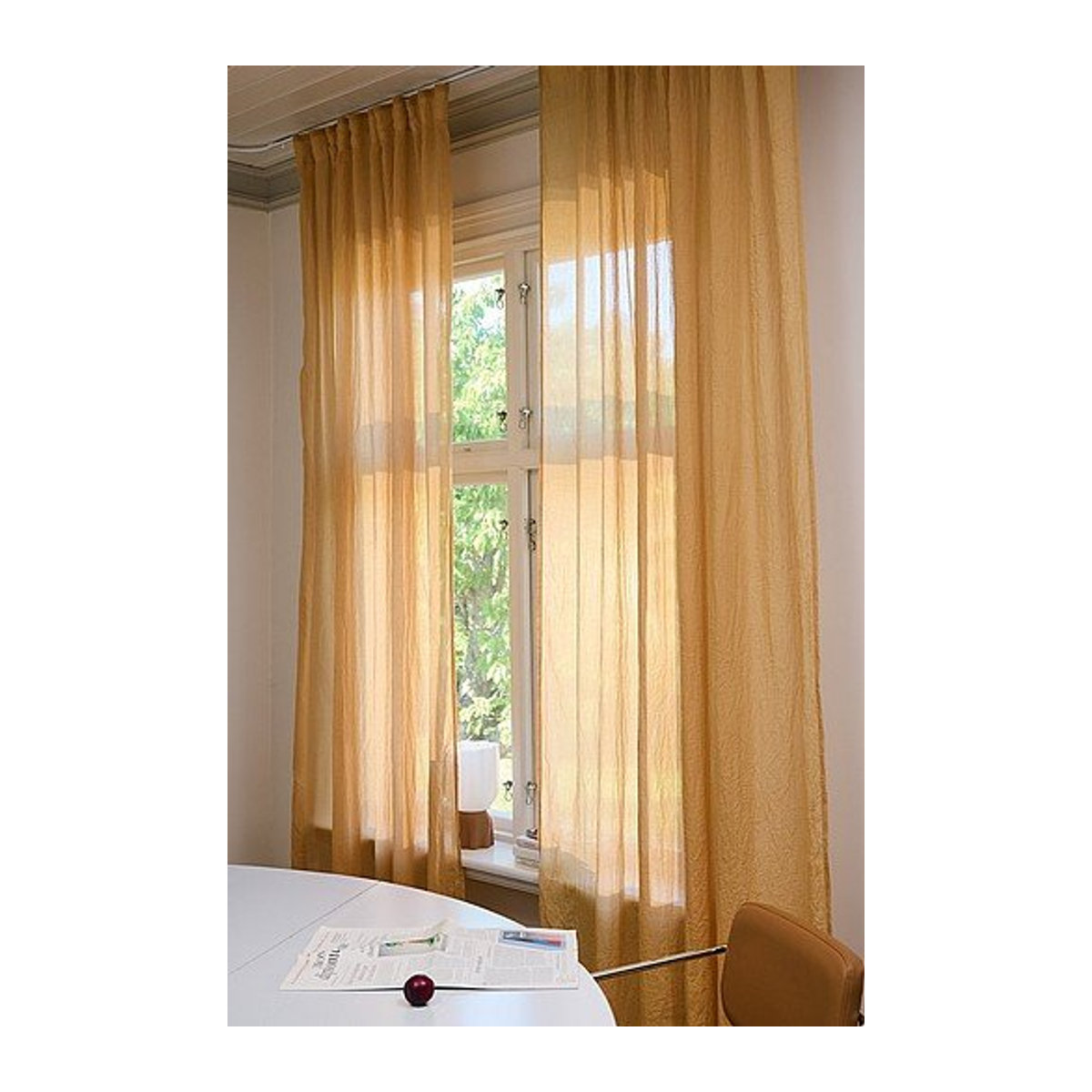 Jotex CIA Vorhang im 2er-Pack, transparent, Gelb - Bild 1