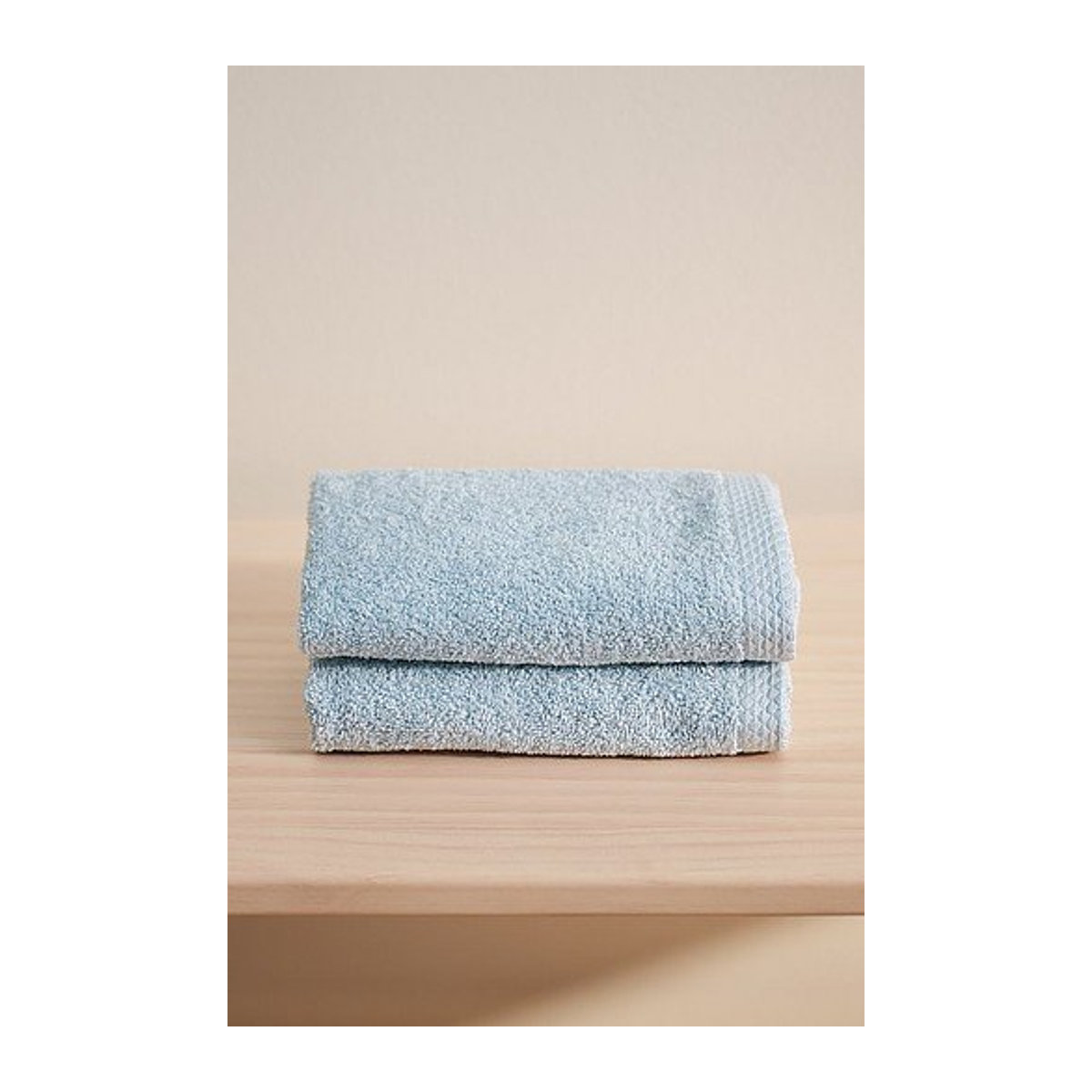 Jotex DARCY Handtuch 2er-Pack Blau B: 30 cm, H: 50 cm - Bild 1