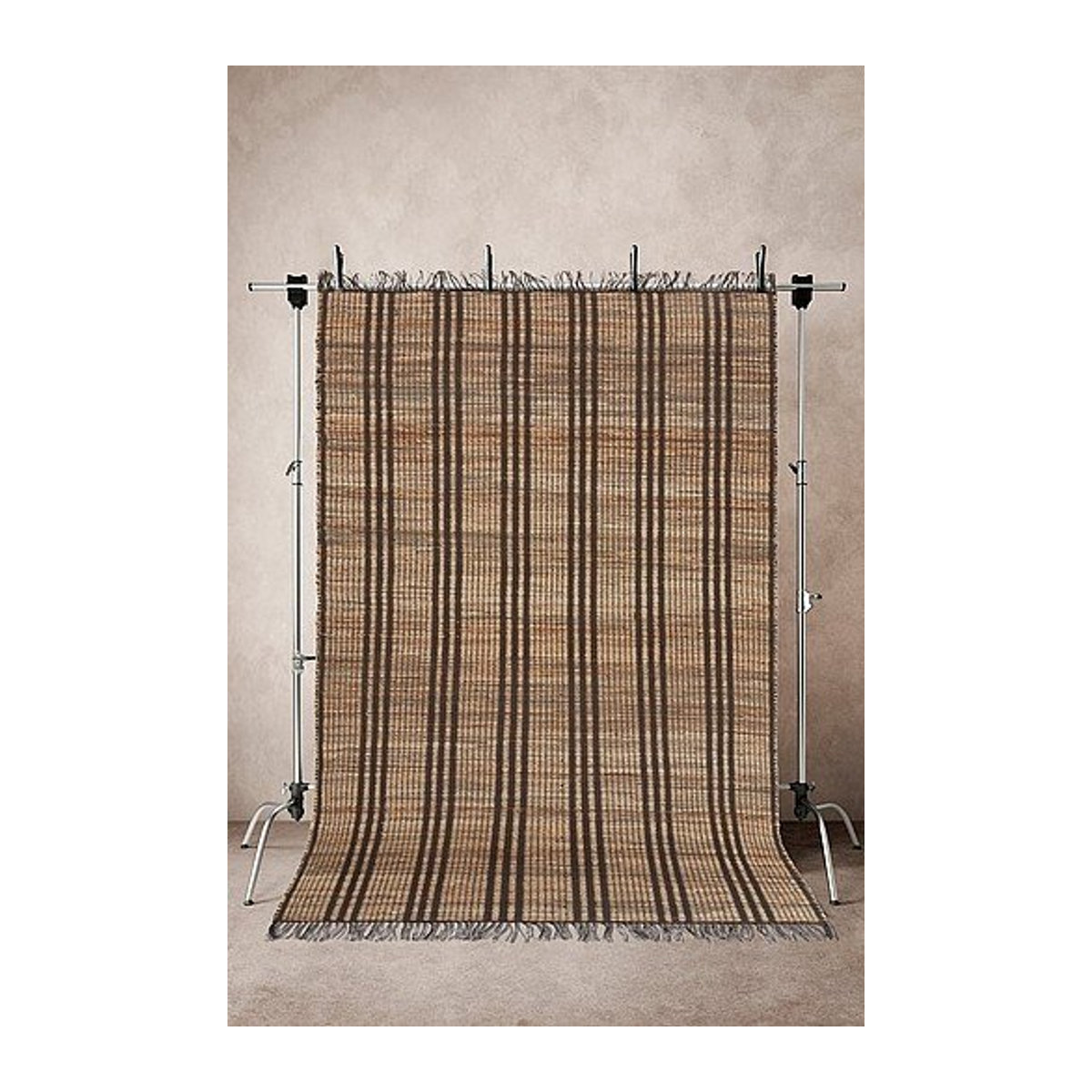 Jotex Juteteppich AVIGNON gewebt in Braun, Schwarz und Beige B: 200 cm, T: 300 cm - Bild 1