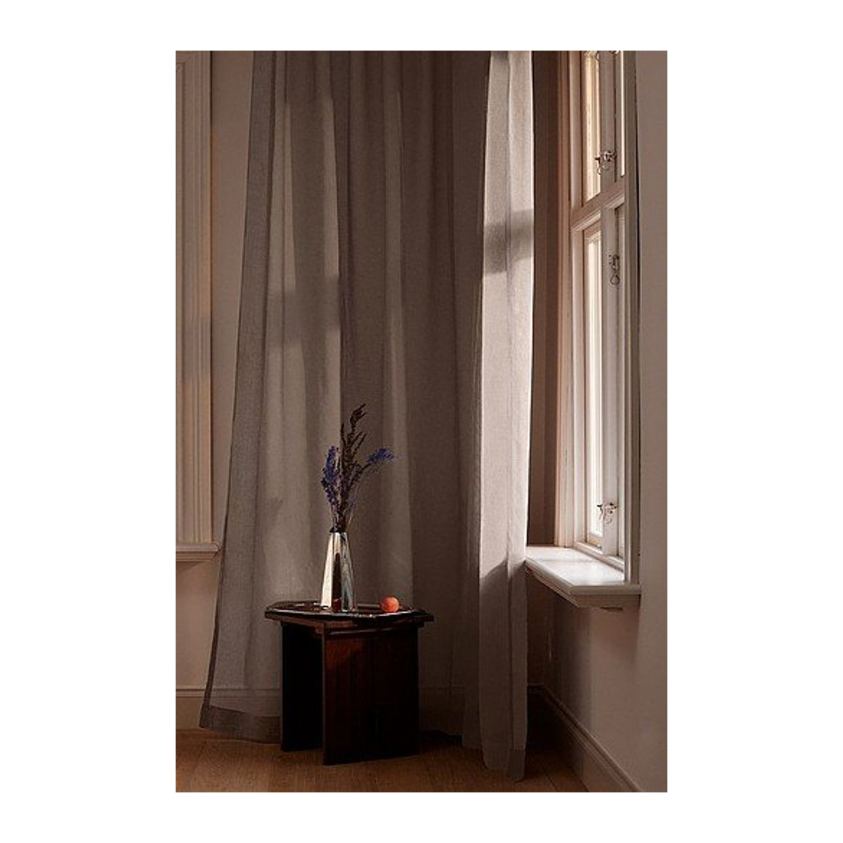 Jotex KIRA Vorhang sheer in Beige oder Grau - Bild 1