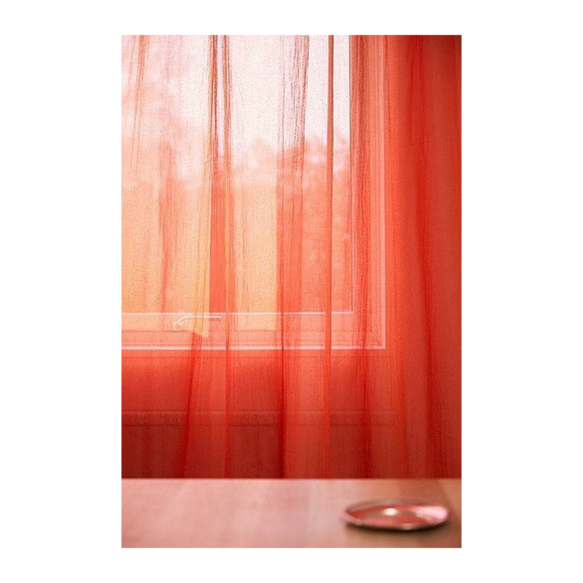 Jotex Multifunktionsgardine Sheer Shading in Rot - Bild 1
