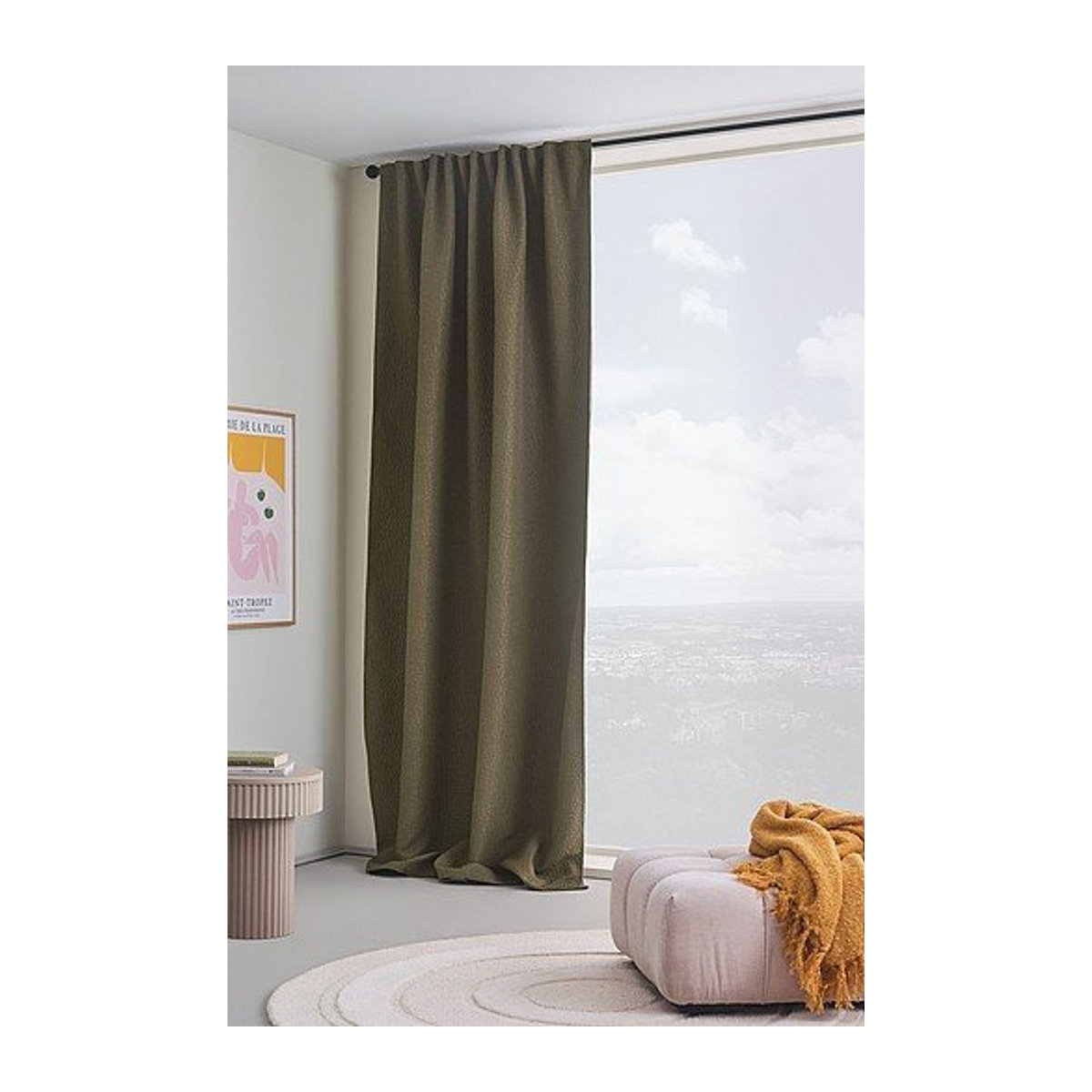 Jotex NOCTIS Verdunkelungsvorhang 1er-Pack Blackout in Weiß, Beige, Braun oder Grau - Bild 1
