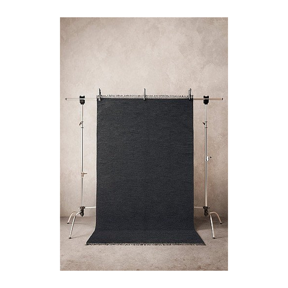 Jotex SIBY Baumwollteppich Flatweave in Grau und Schwarz - Bild 1