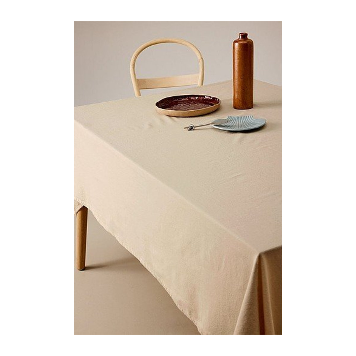 Jotex Tischdecke LINUS aus Leinen-Mix in Beige - Bild 1