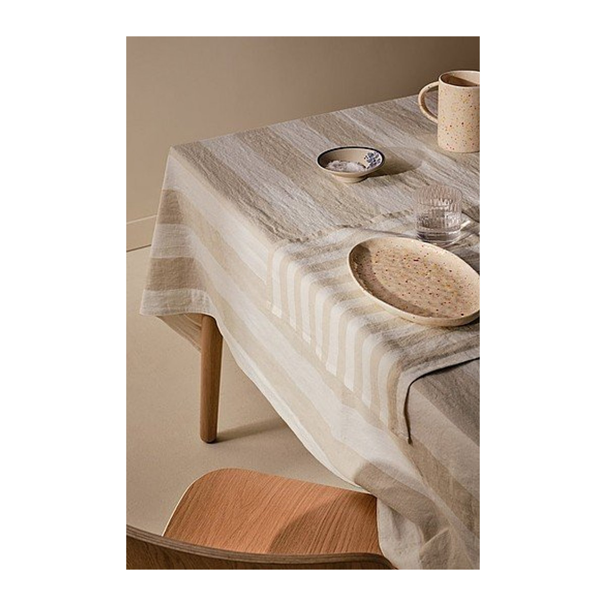 Jotex Tischdecke SANNE aus Leinen-Mix in Beige - Bild 1