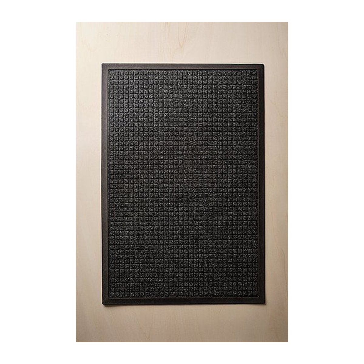 Jotex Türmatte NORI in Grau und Schwarz mit Anti-Slip-Funktion und Gummigitter-Struktur - Bild 1