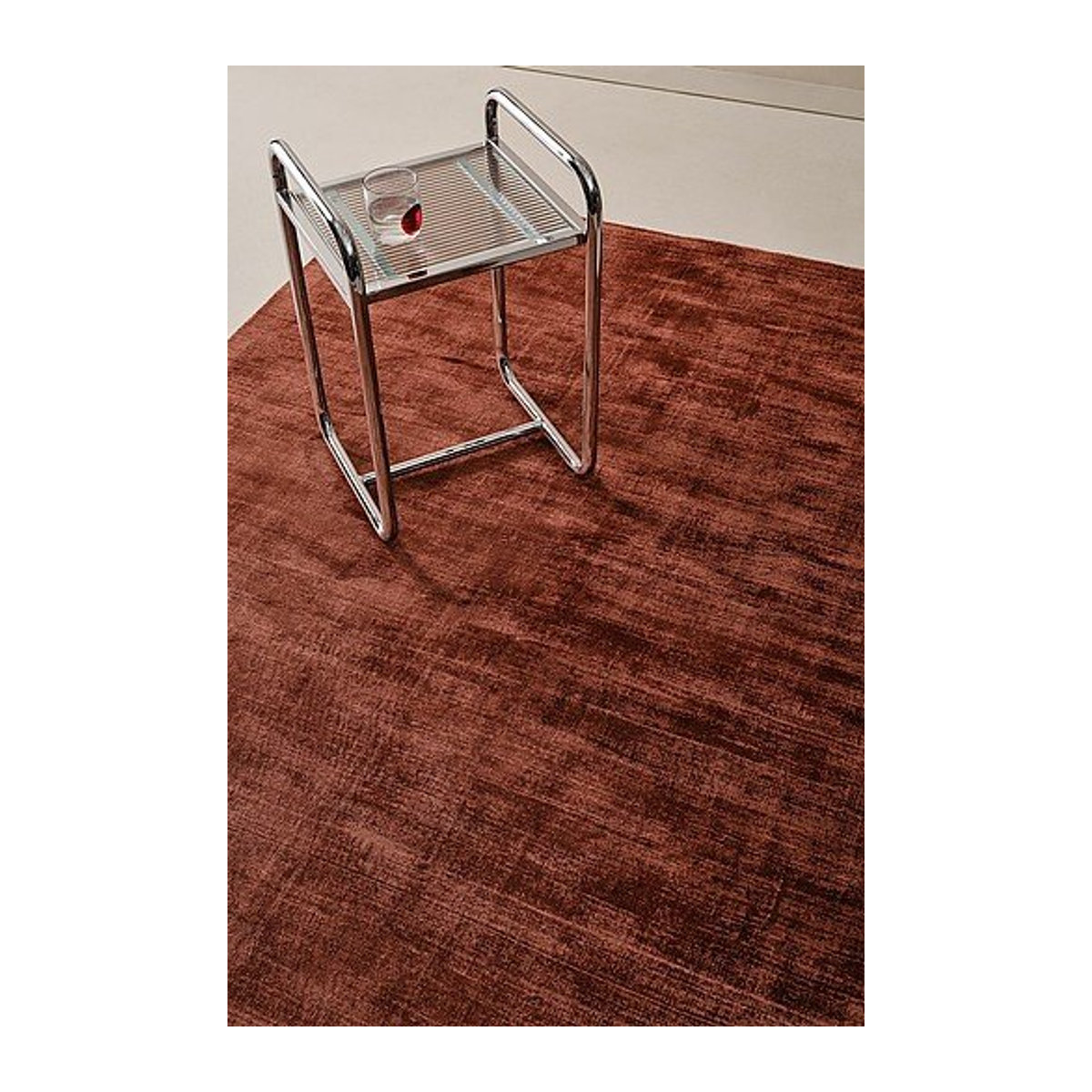 Jotex Viskoseteppich ANELA in Rot und Braun, tufted - Bild 1