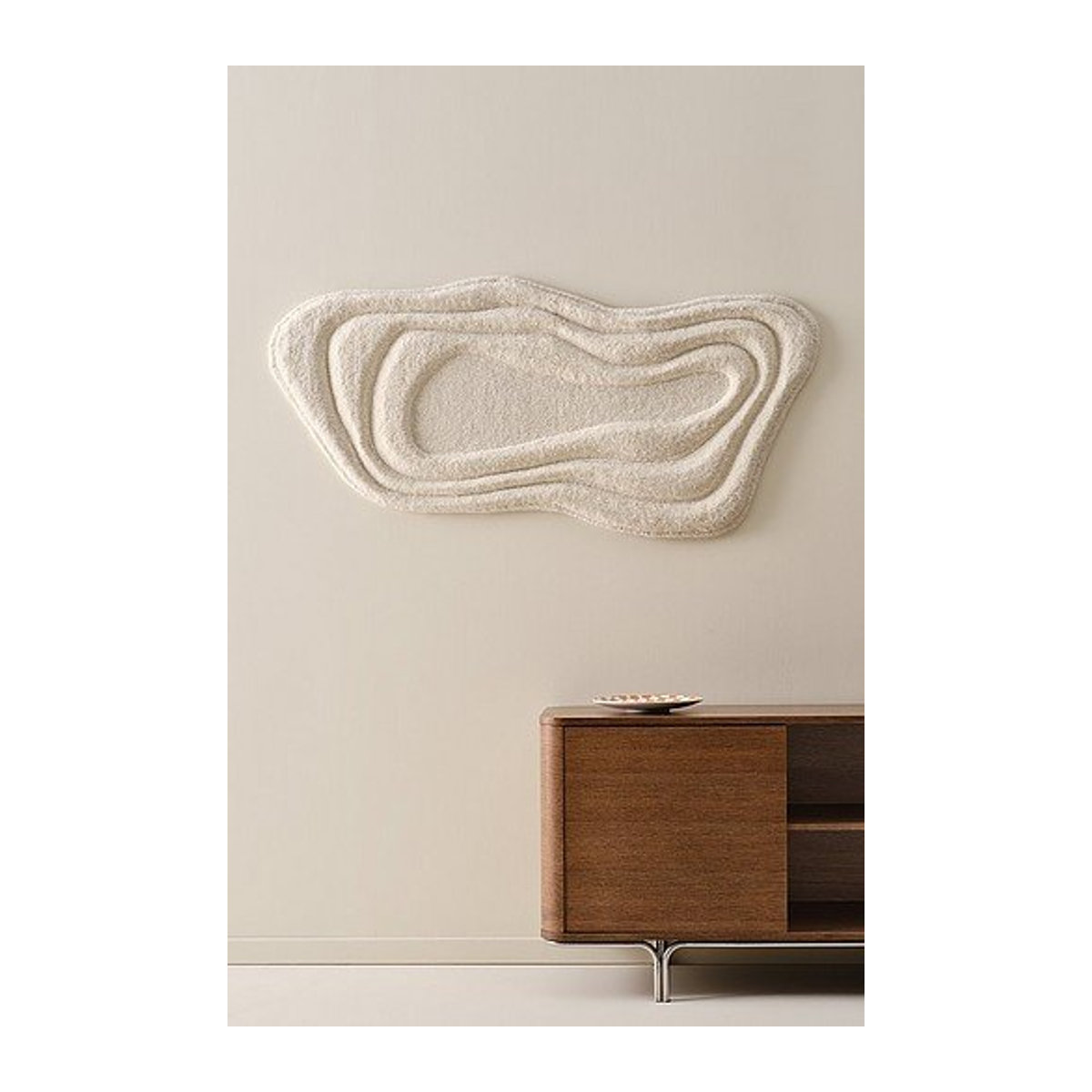 Jotex Wanddekoration FLOWIE in Weiß, abstraktes Design, Textil, B: 70 cm, H: 150 cm - Bild 1