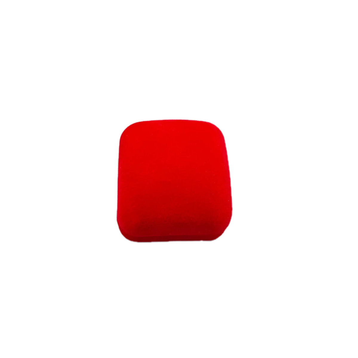 JOVISTA Doppel-Ring-Box quadratisch in Rot für Schmuck-Display bei Verlobung und Hochzeit - Bild 2