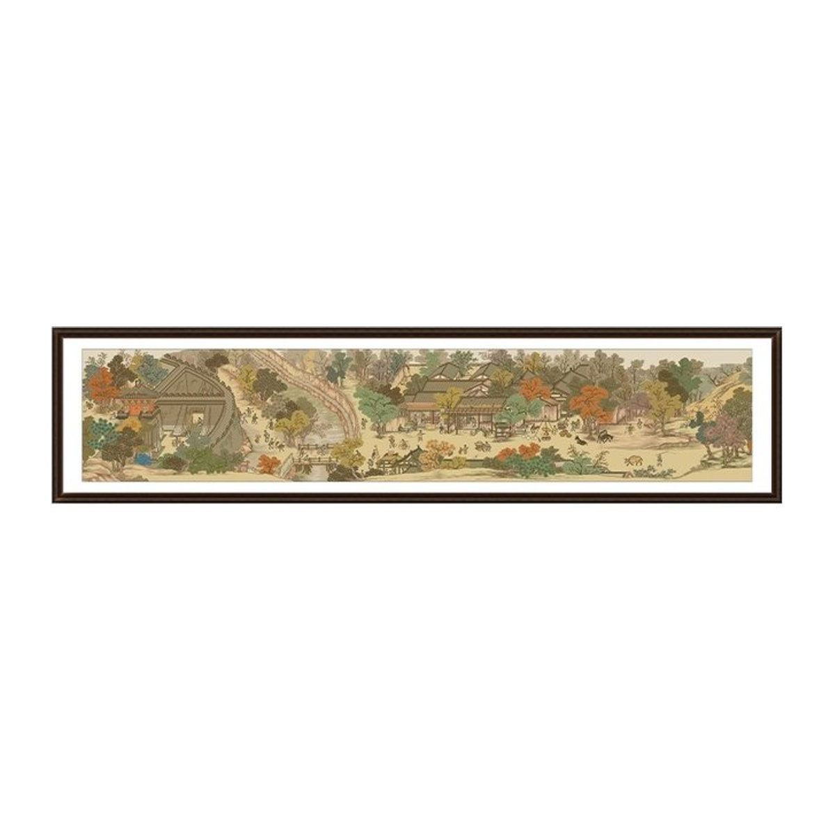 JOYAUTUM Kreuzstich Set Klassisches Chinesisches Gemälde Außerhalb der Jinling City 11CT DIY Stickerei Kit Mehrfarbig - Bild 1