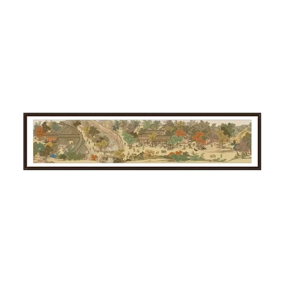 JOYAUTUM Kreuzstich Set Klassisches Chinesisches Gemälde Außerhalb der Jinling City 11CT DIY Stickerei Kit Mehrfarbig - Bild 4