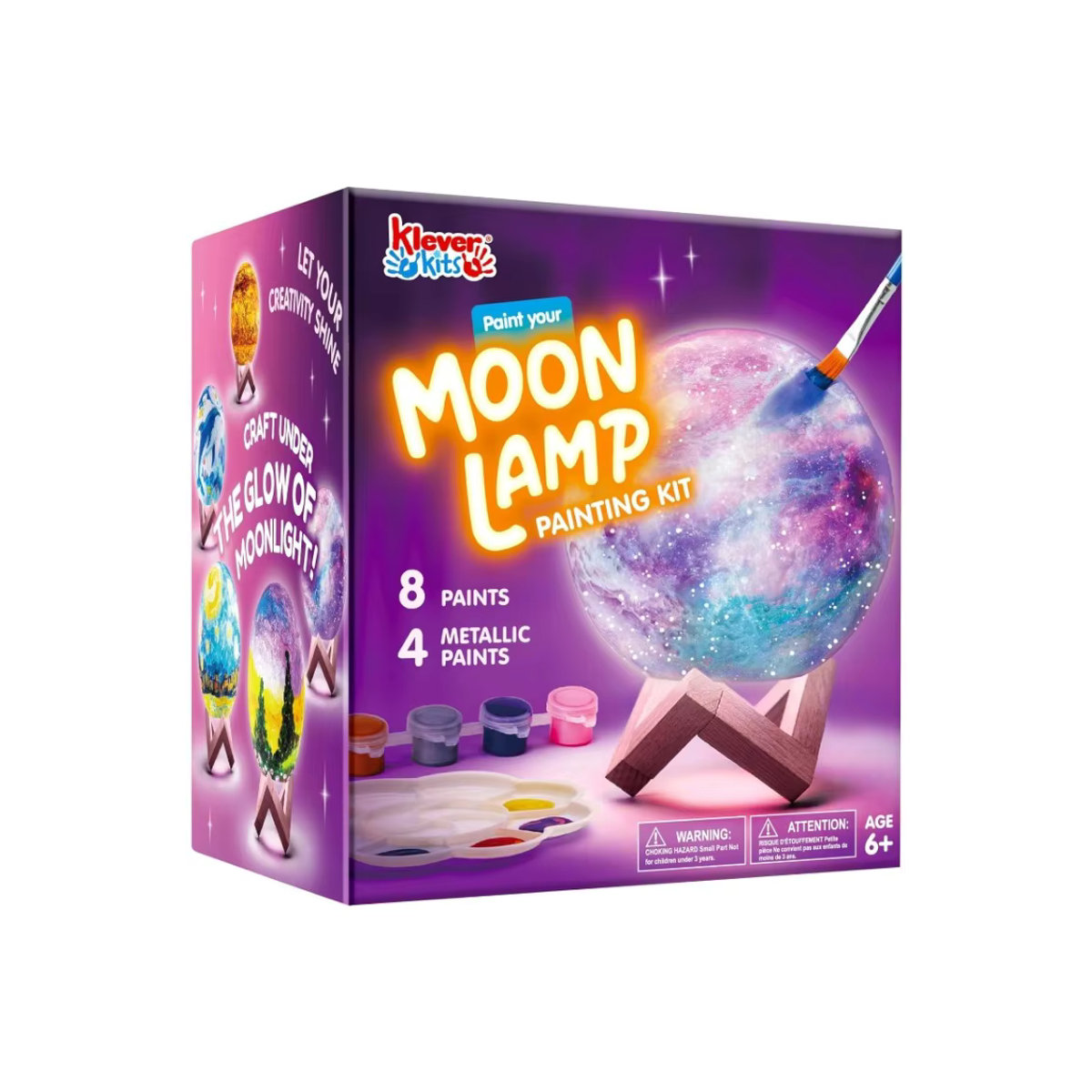 JOYFY DIY Mond Nachtlicht Set Bunte 3D Mond Lampe als Bastelset für Kinder und Erwachsene - Bild 7