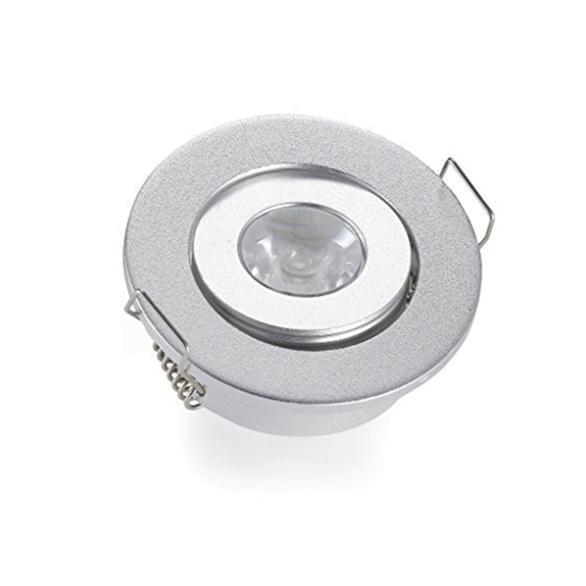 JOYINLED 10er-Pack LED-Einbaustrahler Warmweiß, 3W, Silber, Runde LED-Einbauleuchte mit LED-Treiber - Bild 2