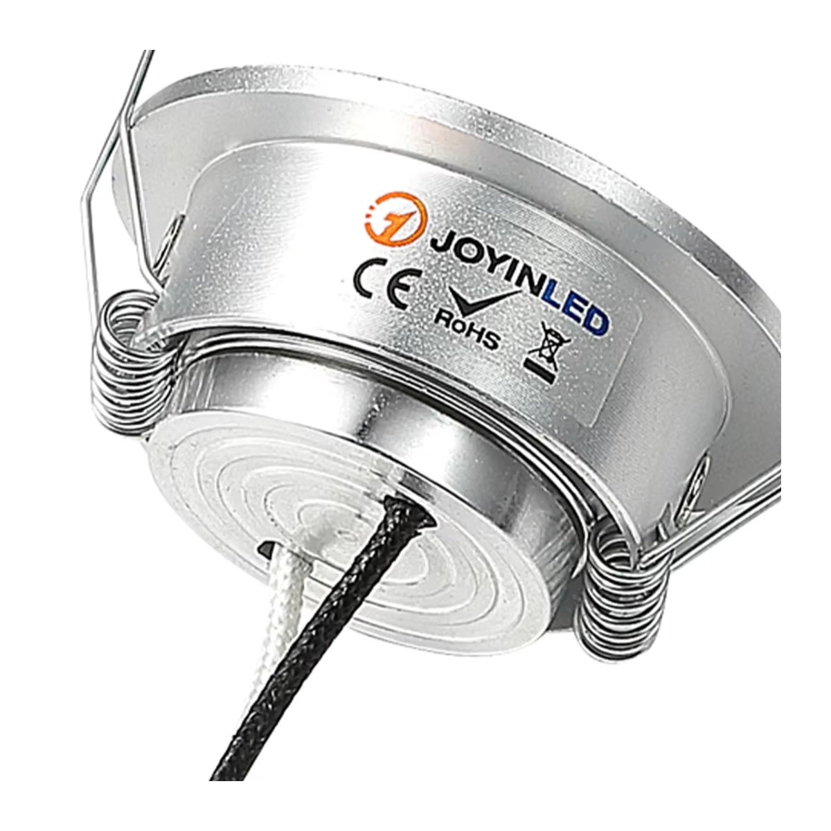 JOYINLED 10er Set Mini LED Einbaustrahler 3W 12V in Silber für Decke, Treppen und Schrankbeleuchtung - Bild 4