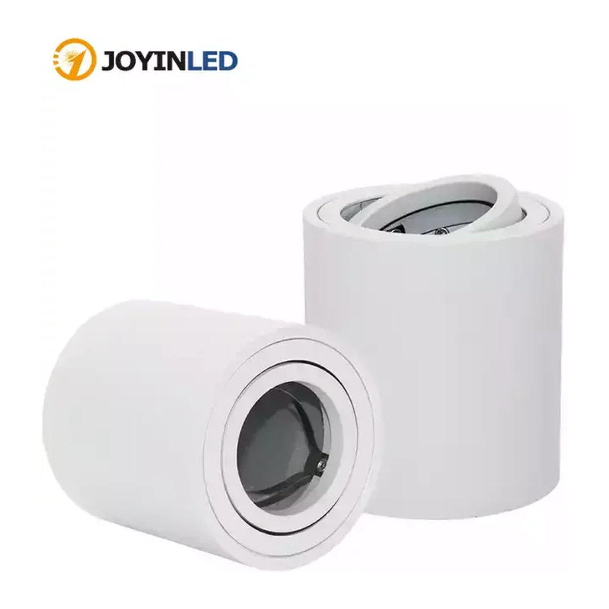 JOYINLED Deckenspot aus Metall in Weiß, minimalistischer Deckenstrahler für GU10 Leuchtmittel, oberflächenmontiert und blendfrei - Bild 1