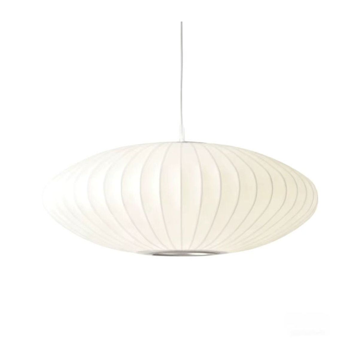 JOYINLED Japanische Seiden-Pendelleuchte in Weiß, handgefertigter Wabi-Sabi-Origami-Kronleuchter mit minimalistischem LED-Design - Bild 2