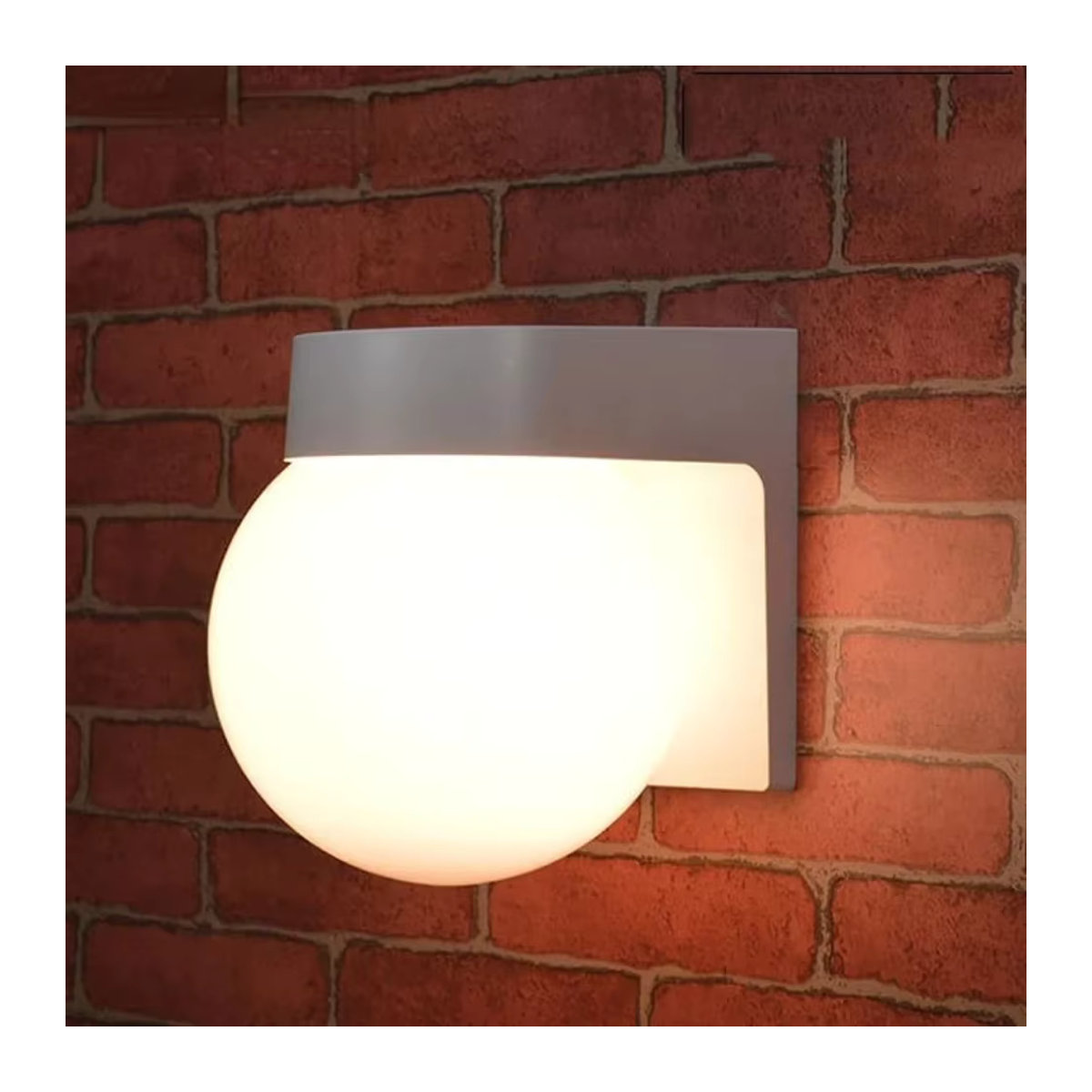 JOYINLED LED Wandleuchte in Schwarz/Weiß mit milchig-weißem Acrylschirm im minimalistischen Design für Wohnzimmer und Esszimmer - Bild 3
