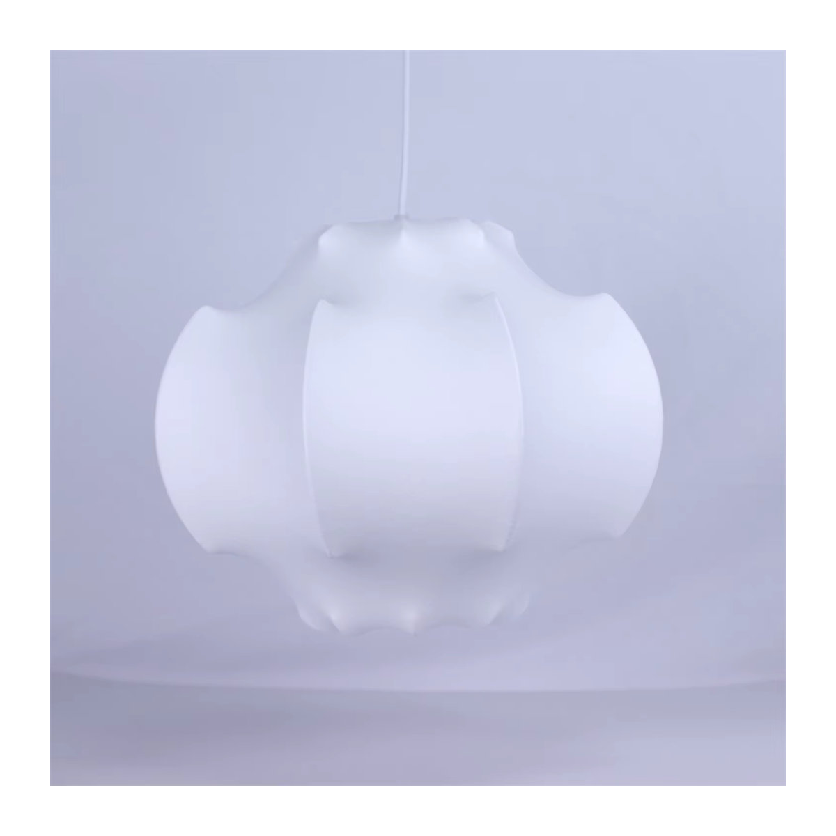 JOYINLED Moderne Japanische Wabi-Sabi Pendelleuchte aus Viskose in Beige für Esszimmer und Schlafzimmer - Bild 3