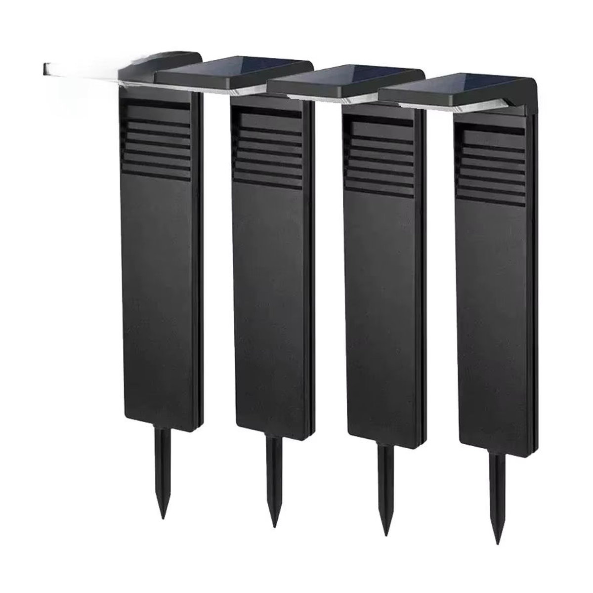 JOYINLED Solar-Wegeleuchte LED Schwarz Minimalistisch Wasserdicht für Garten und Außenbereich - Bild 7