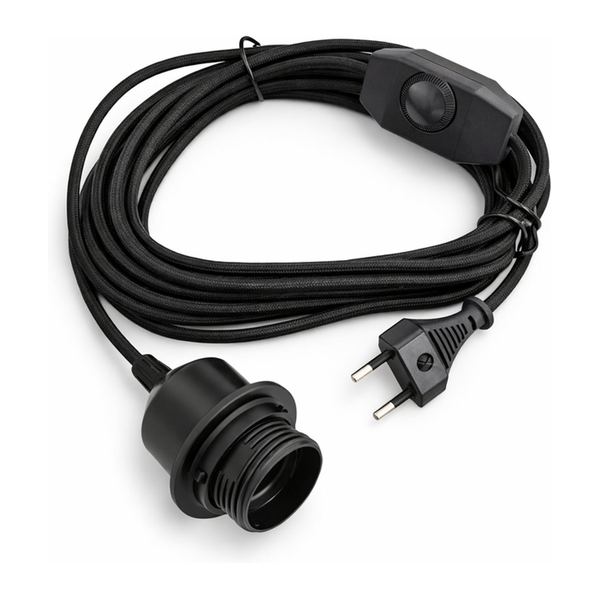 JOYINLED Steckbare Pendelleuchte im Industrial Design mit 4,5 m Kabel und E27-Fassung inklusive Ein/Aus-Schalter - Bild 1