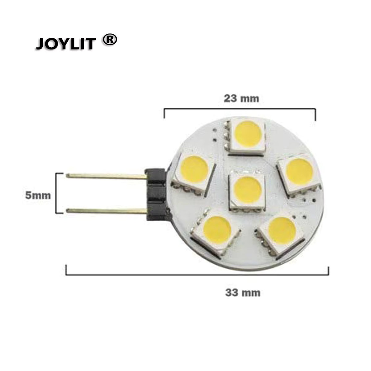 JOYLIT G4 LED Lampe 10er Set Warmweiß 3000K mit CRI90 für Marine und Camper DC 12V 24V - Bild 2