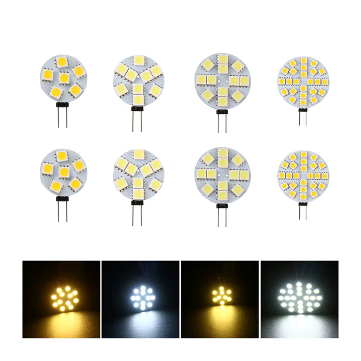 JOYLIT G4 LED Lampe 10er Set Warmweiß 3000K mit CRI90 für Marine und Camper DC 12V 24V - Bild 3