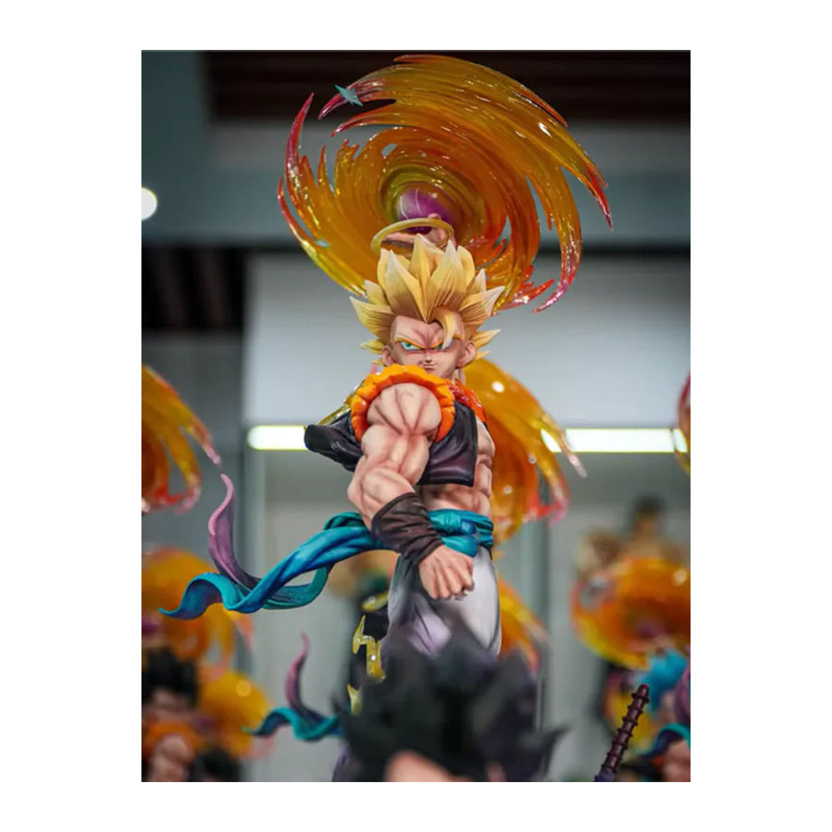 Jt Studio Clouds Rising Gogeta Dragon Ball Z Infinite SSJ3 Figur aus PVC mit austauschbarem Kopf, mehrfarbig, Höhe: 47 cm - Bild 5