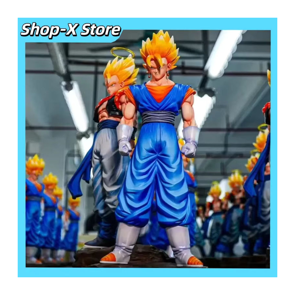 Jt Studio Dragon Ball Gogeta Statue SSGSS Vegito 3.0 Ver. mit Landscape Base, mehrfarbige Anime GK Figur für Sammler und Desktop Dekoration - Bild 1