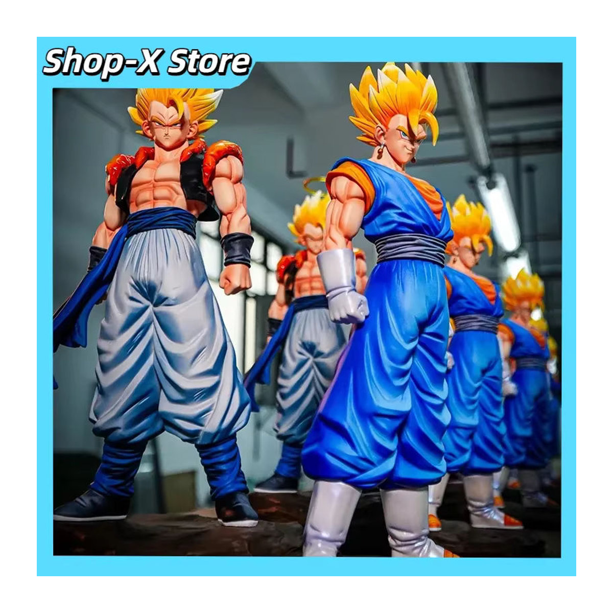 Jt Studio Dragon Ball Gogeta Statue SSGSS Vegito 3.0 Ver. mit Landscape Base, mehrfarbige Anime GK Figur für Sammler und Desktop Dekoration - Bild 2