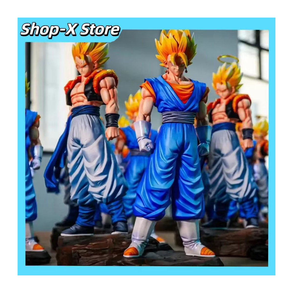 Jt Studio Dragon Ball Gogeta Statue SSGSS Vegito 3.0 Ver. mit Landscape Base, mehrfarbige Anime GK Figur für Sammler und Desktop Dekoration - Bild 4
