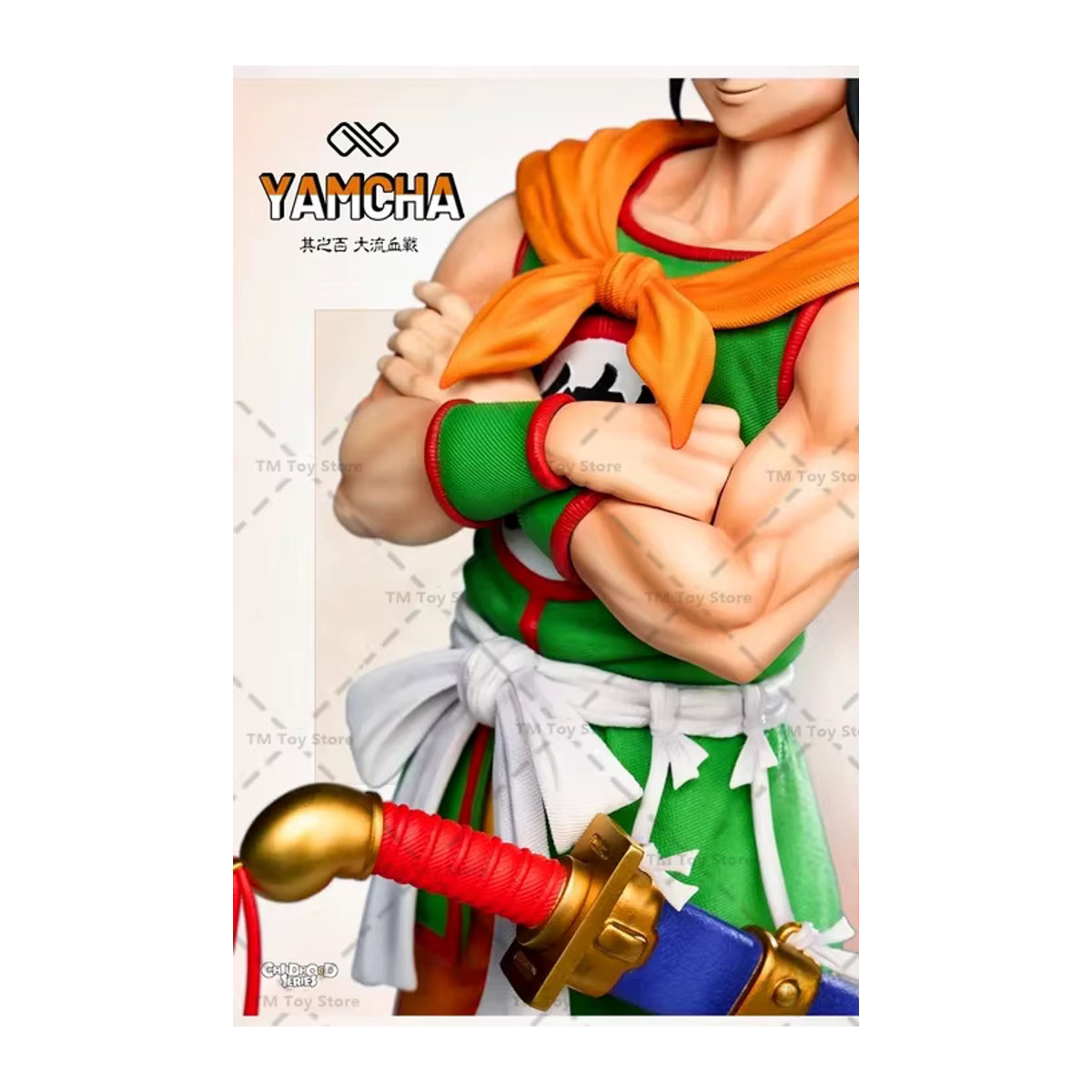 JT Studio Dragon Ball Yamcha Anime-Figur aus PVC, mehrfarbig, Höhe: 30 cm - Bild 5