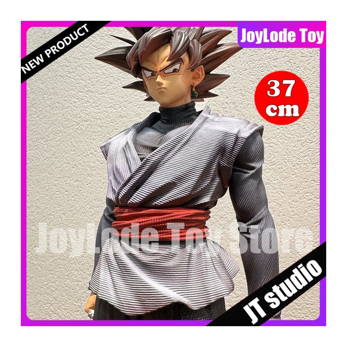 JT Studio Dragon Ball Zamasu Goku Black Anime-Figur aus PVC, mehrfarbig, Höhe: 37 cm - Bild 1