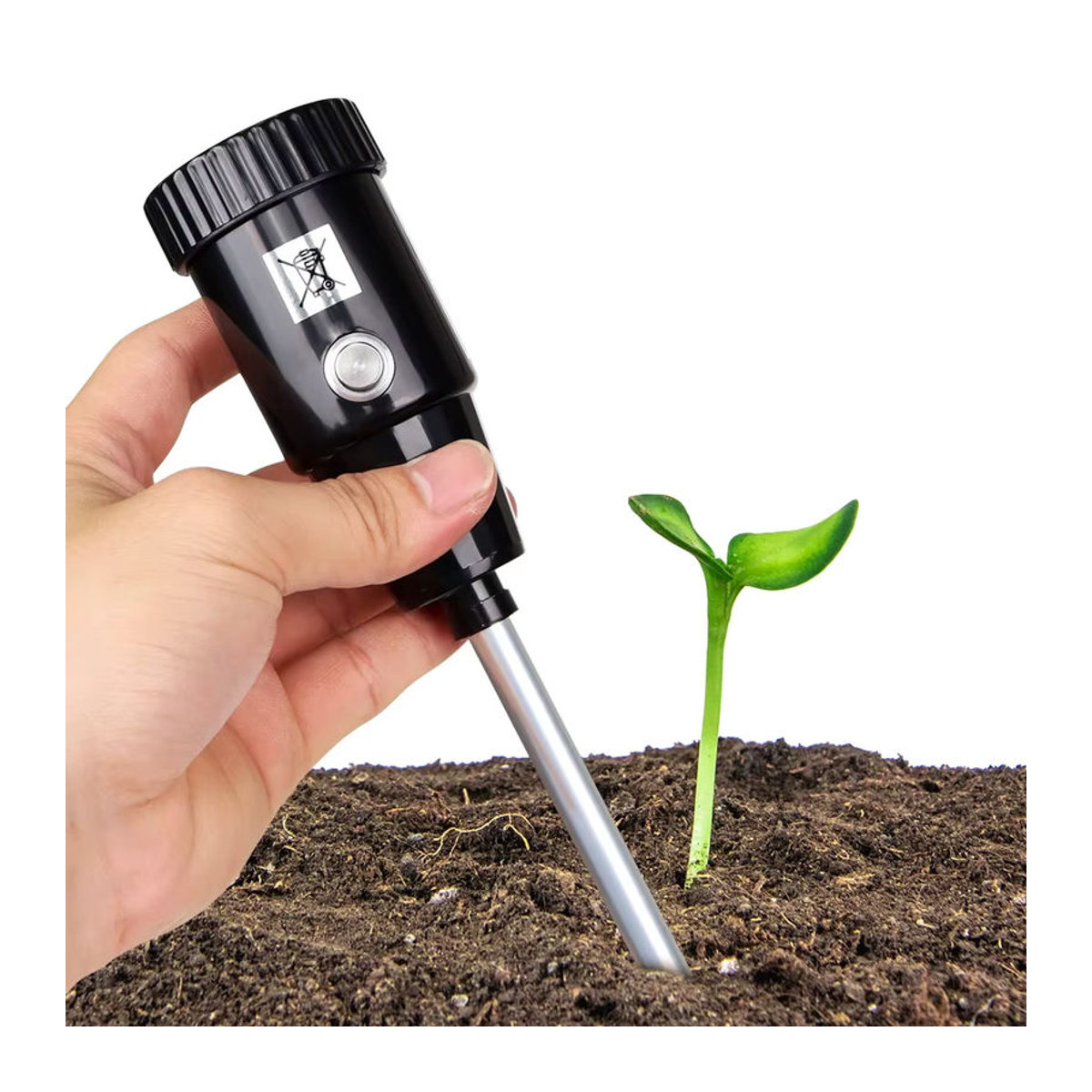 JUANJUAN 2-in-1 Bodenfeuchtigkeits- und pH-Messgerät mit Metall-Sonde für Garten und Pflanzen - Bild 7