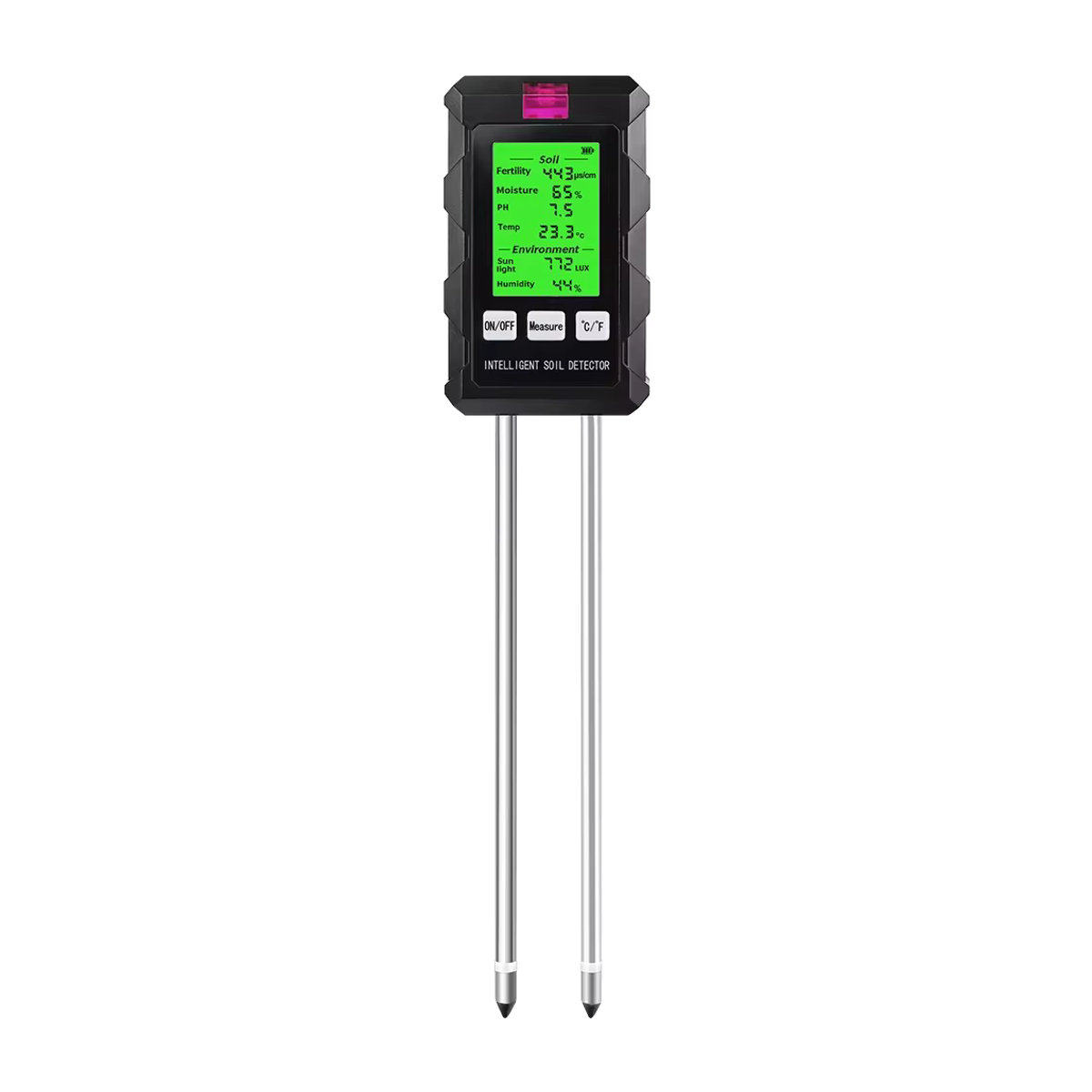 JUANJUAN 6-in-1 Bodentester für hohe Genauigkeit von pH-Wert, Temperatur, Luftfeuchtigkeit, Sonnenlicht und Nährstoffen zur Gartenarbeit - Bild 5